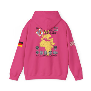 52D SSB - Flags on Sleeves - Unisex Heavy Blend™ Hooded Sweatshirt
