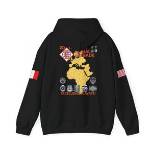 509th SSB - Flags on Sleeves - Unisex Heavy Blend™ Hooded Sweatshirt