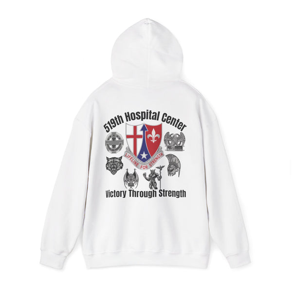 Elite Coach - 512th Field Hospital - Unisex Heavy Blend™ Hooded Sweatshirt