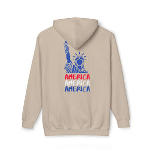 America x3!!! - Unisex Hooded Sweatshirt, Made in US