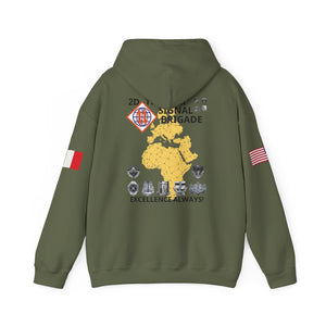 509th SSB - Flags on Sleeves - Unisex Heavy Blend™ Hooded Sweatshirt