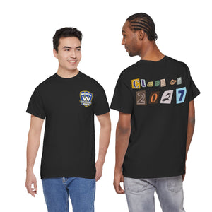 WHS Class of 2027 - Adult Sizes - Unisex Heavy Cotton Tee
