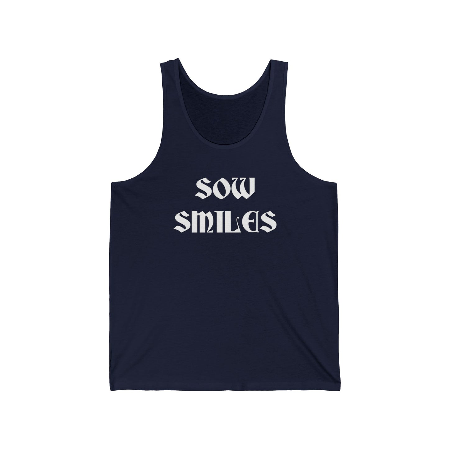 Sow Smiles (Farmer) Unisex Jersey Tank