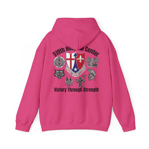 Elite Coach - 512th Field Hospital - Unisex Heavy Blend™ Hooded Sweatshirt