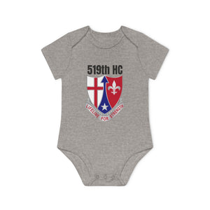 519th HC - Baby Organic Short Sleeve Bodysuit - Printed in Germany