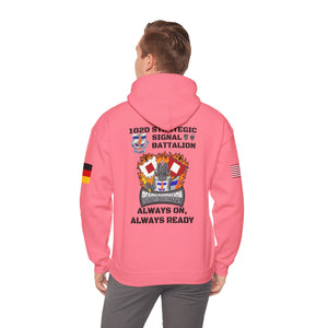 S4 - Option 1 - 102D SSB - Flags on Sleeves - Unisex Heavy Blend™ Hooded Sweatshirt