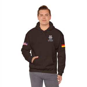 S4 - Option 1 - 102D SSB - Flags on Sleeves - Unisex Heavy Blend™ Hooded Sweatshirt