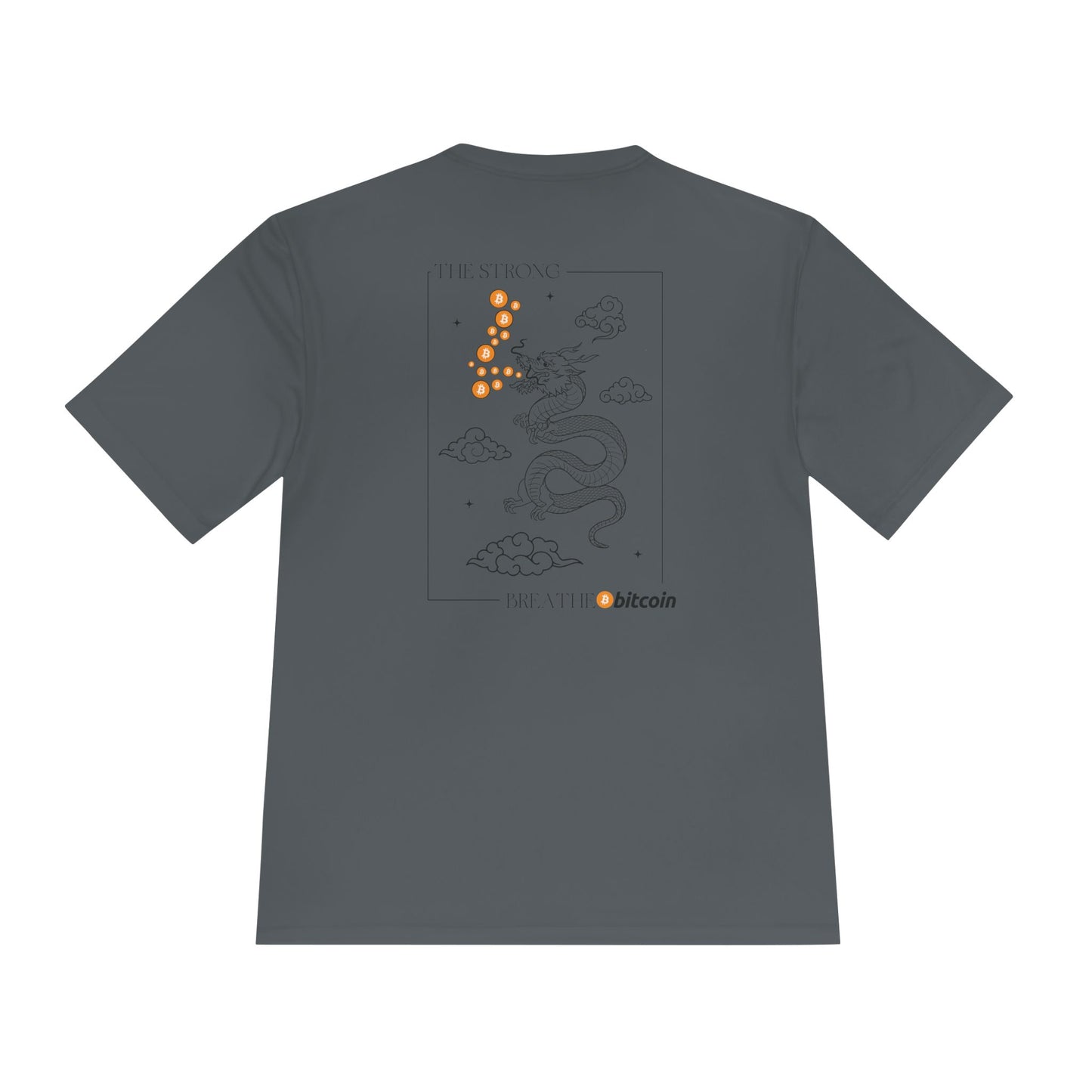 The Strong Breathe Bitcoin - Moisture Wicking Tee