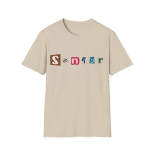 Senior - Adult Sizing - Blank Back - Unisex Softstyle T-Shirt