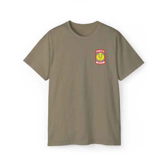 US ARMY JROTC - Coyote Brown or Black - Unisex Ultra Cotton Tee