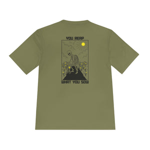 Sow Smiles - SKELETON BACK- Moisture Wicking Tee