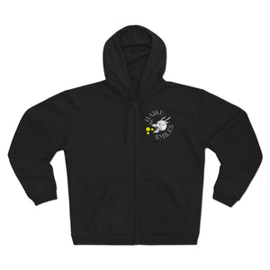 Haiku Smiles - Unisex Hooded Zip Sweatshirt