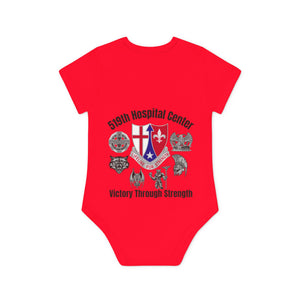 519th HC - Baby Organic Short Sleeve Bodysuit - Printed in Germany