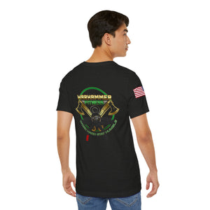 Warhammer - Flag on Sleeves - Unisex Jersey Short Sleeve Tee