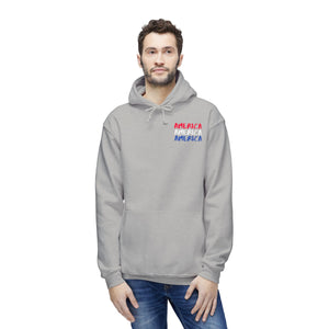 America x 3 - Unisex Hooded Sweatshirt, Made in USA