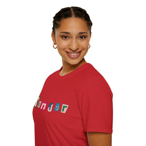 Senior - Adult Sizing - Blank Back - Unisex Softstyle T-Shirt