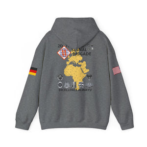 52D SSB - Flags on Sleeves - Unisex Heavy Blend™ Hooded Sweatshirt