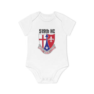 519th HC - Baby Organic Short Sleeve Bodysuit - Printed in Germany