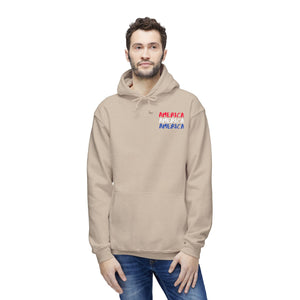 America x 3 - Unisex Hooded Sweatshirt, Made in USA