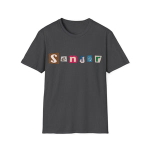 Senior - Adult Sizing - Blank Back - Unisex Softstyle T-Shirt