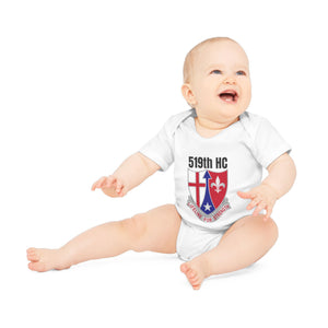 519th HC - Baby Organic Short Sleeve Bodysuit - Printed in Germany