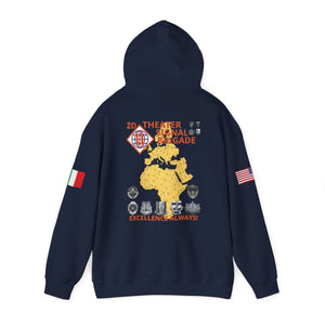 509th SSB - Flags on Sleeves - Unisex Heavy Blend™ Hooded Sweatshirt