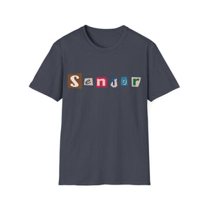Senior - Adult Sizing - Blank Back - Unisex Softstyle T-Shirt