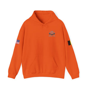 509th SSB - Flags on Sleeves - Unisex Heavy Blend™ Hooded Sweatshirt