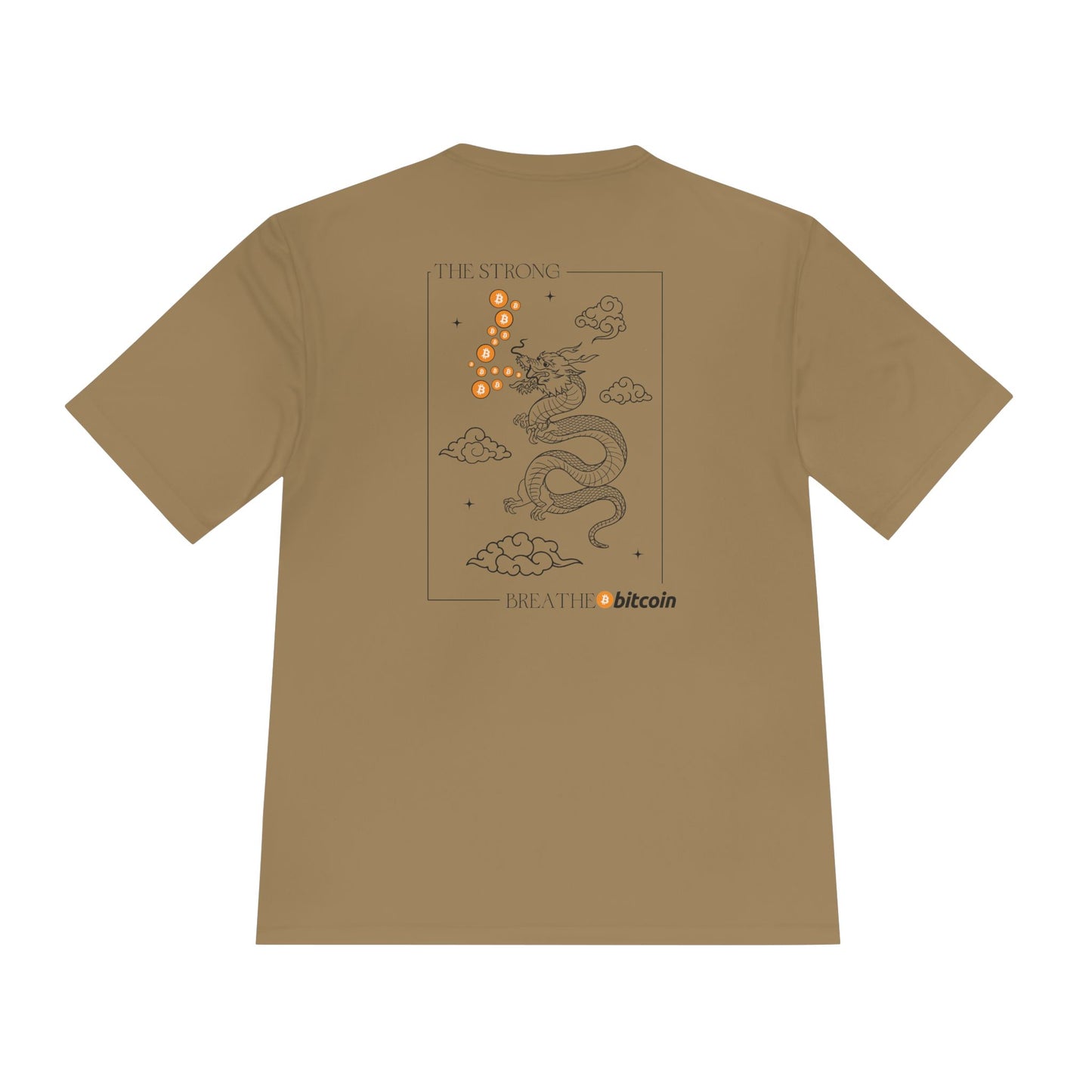 The Strong Breathe Bitcoin - Moisture Wicking Tee