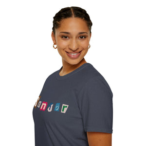 Senior - Adult Sizing - Blank Back - Unisex Softstyle T-Shirt
