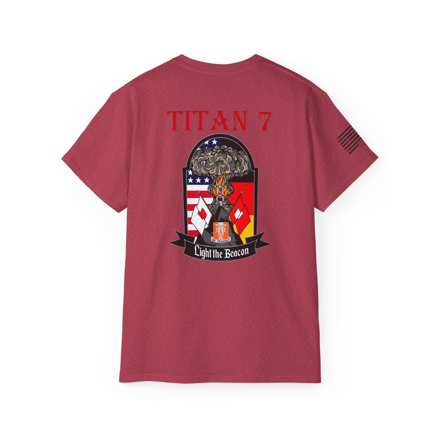 Titan 7 Call Sign - Flag on Sleeve - USANEC-S - Ultra Cotton Tee