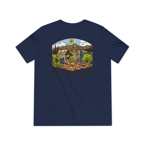 Bitcoin Camping! -  Triblend Tee