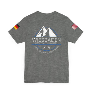 WHM - Flag on Sleeves - Unisex Jersey Short Sleeve Tee