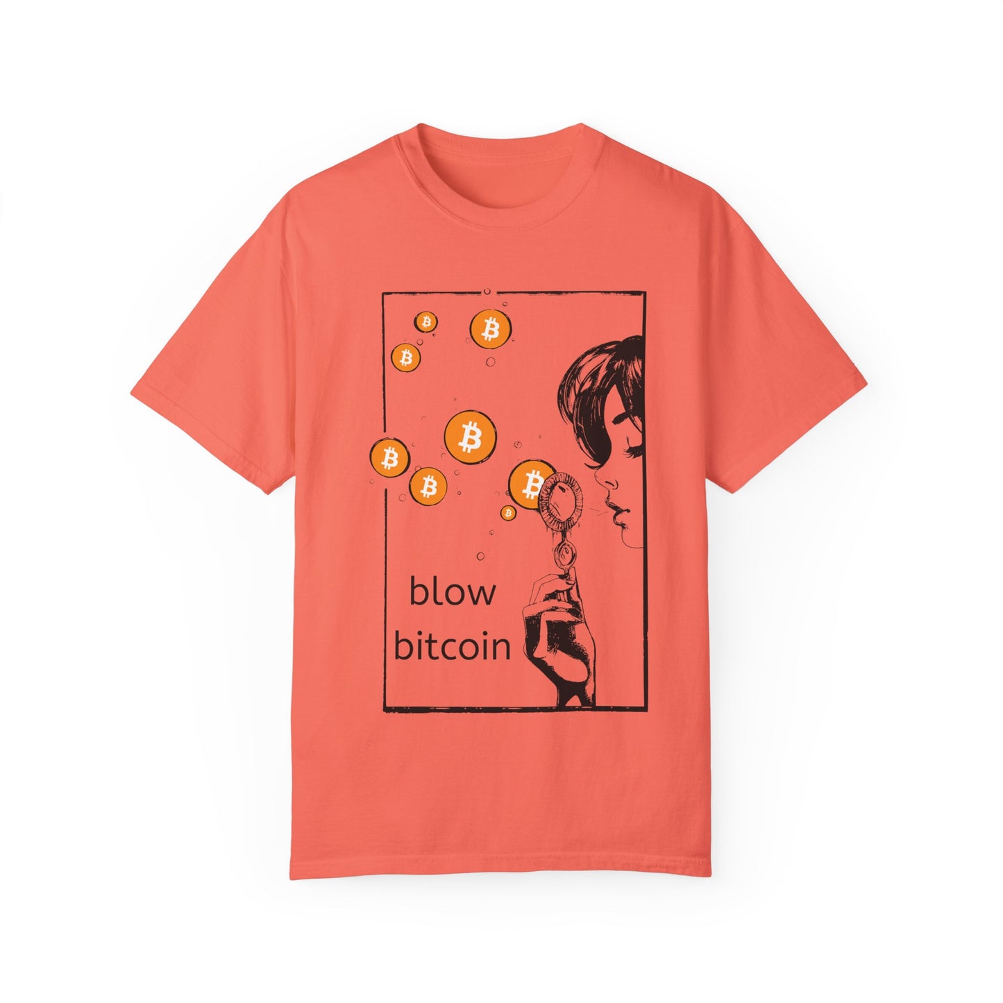 Blow Bitcoin! - Unisex Garment-Dyed T-shirt