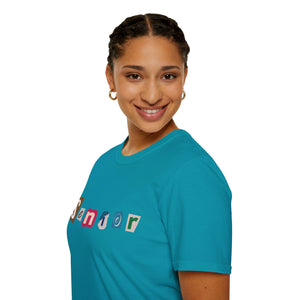 Senior - Adult Sizing - Blank Back - Unisex Softstyle T-Shirt