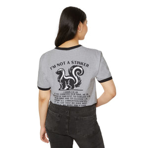 I'M A STINKER - Unisex Cotton Ringer T-Shirt