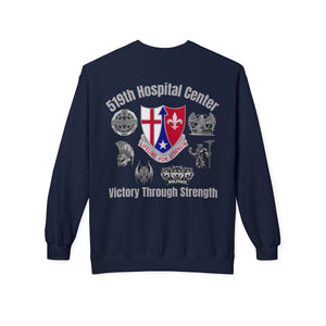 519th Hospital Center - Unisex Midweight Softstyle Fleece Crewneck Sweatshirt