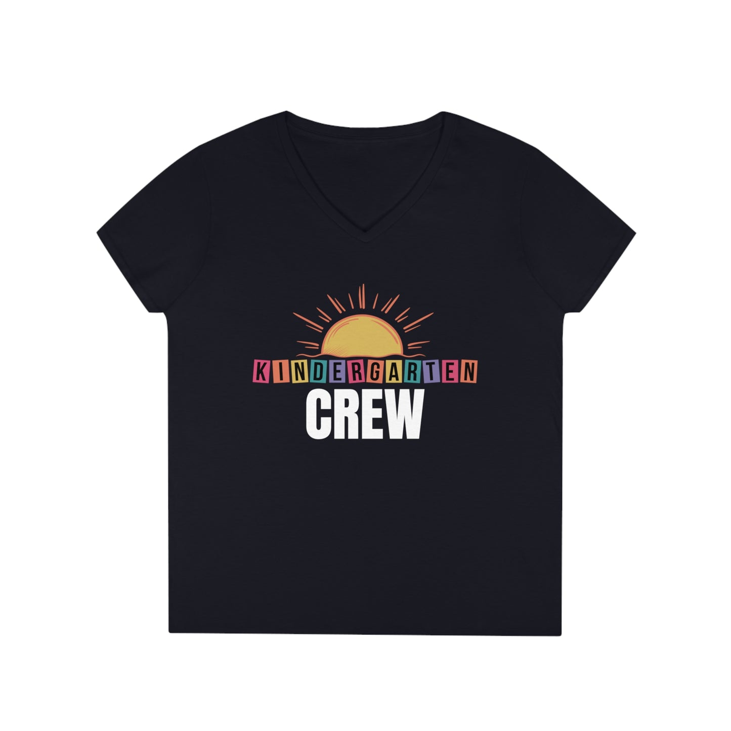 Kindergarten Crew - Ladies' V-Neck T-Shirt