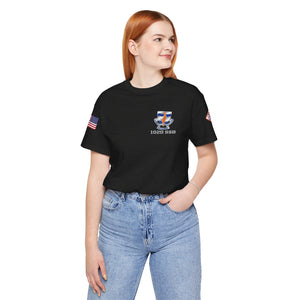 102d SSB - Sleeve with USA/2TSB - Unisex Jersey Short Sleeve Tee