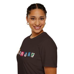 Senior - Adult Sizing - Blank Back - Unisex Softstyle T-Shirt
