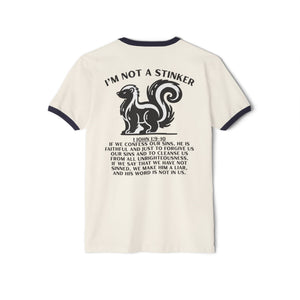I'M A STINKER - Unisex Cotton Ringer T-Shirt