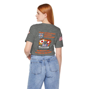 102d SSB - Sleeve with USA/2TSB - Unisex Jersey Short Sleeve Tee