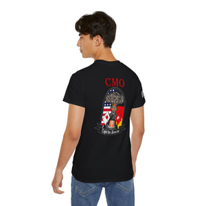 CMO Call Sign - Flag on Sleeve - USANEC-S - Ultra Cotton Tee