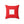 Signal Flag - White Square on Red - Spun Polyester Square Pillow