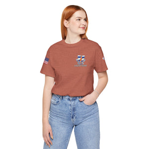 102d SSB - Sleeve with USA/2TSB - Unisex Jersey Short Sleeve Tee