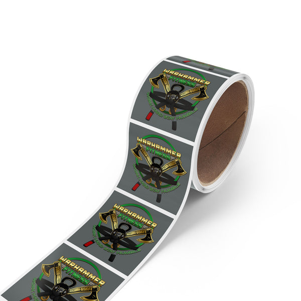 Warhammer Fitness Sticker Labels