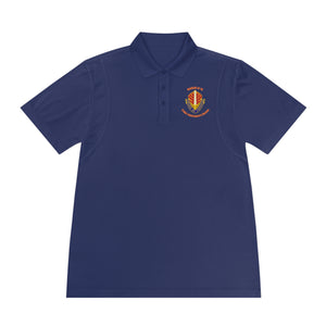 CAB Sword - Orange text - Men's Sport Polo Shirt