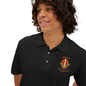 CSD Sword - Orange text - Men's Piqué Polo