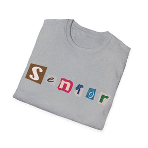 Senior - Adult Sizing - Blank Back - Unisex Softstyle T-Shirt
