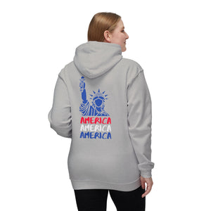 America x3!!! - Unisex Hooded Sweatshirt, Made in US